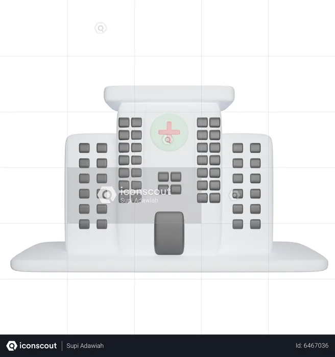 Hospitals  3D Icon