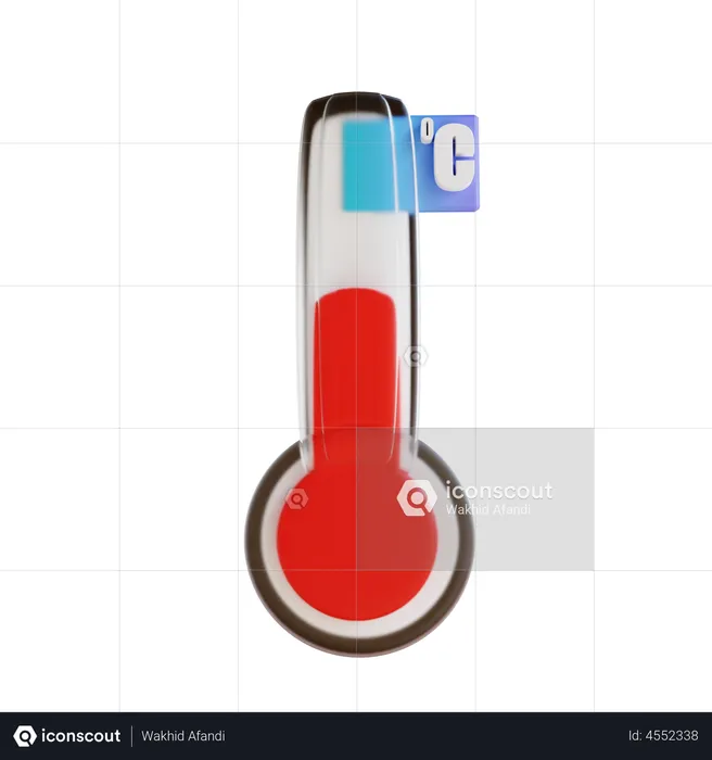 Hot Air Temperature  3D Illustration