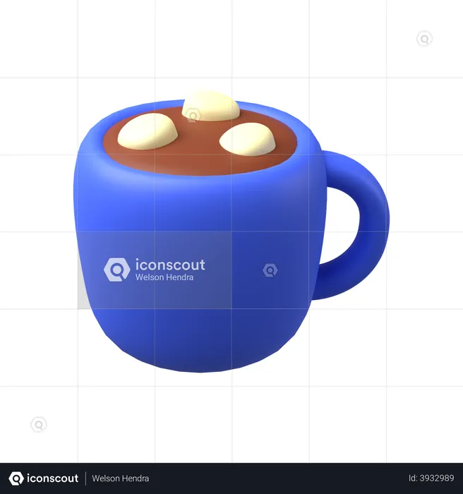 Hot Chocolate  3D Illustration
