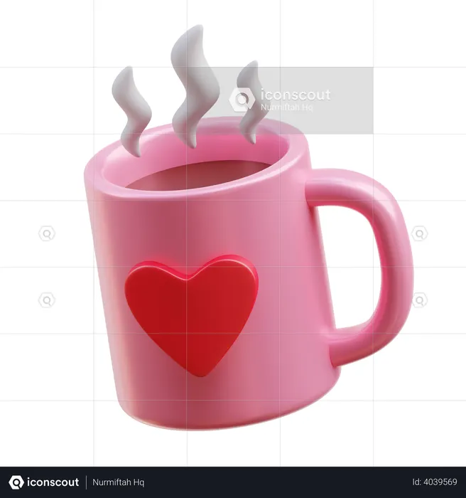 Hot Chocolate Drink  3D Icon
