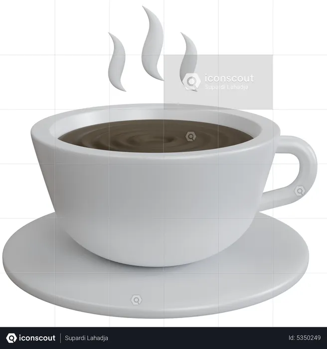 Hot Coffee  3D Icon