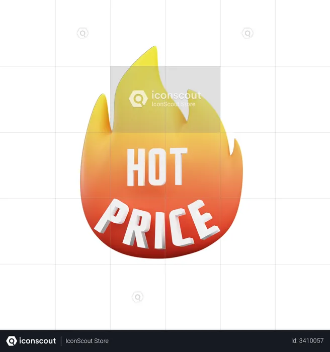 Hot Deal  3D Icon