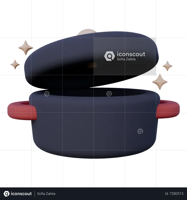Hot Pot  3D Icon