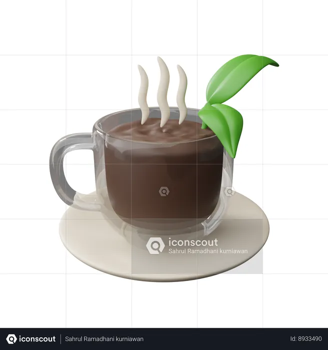 Hot Tea  3D Icon