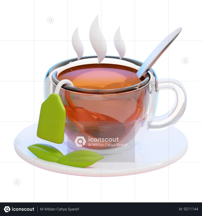 HOT TEA  3D Icon