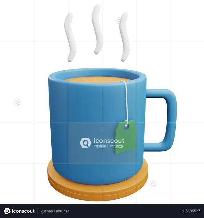 Hot Tea  3D Icon
