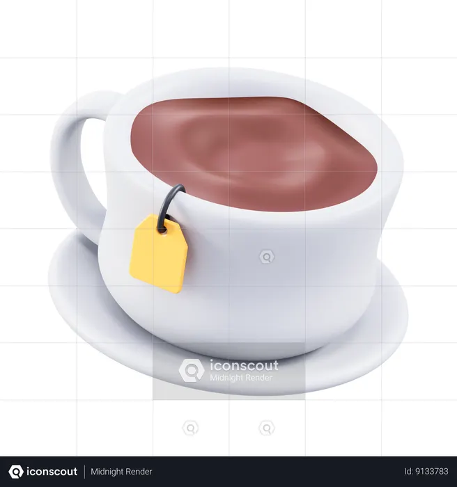 Hot Tea  3D Icon