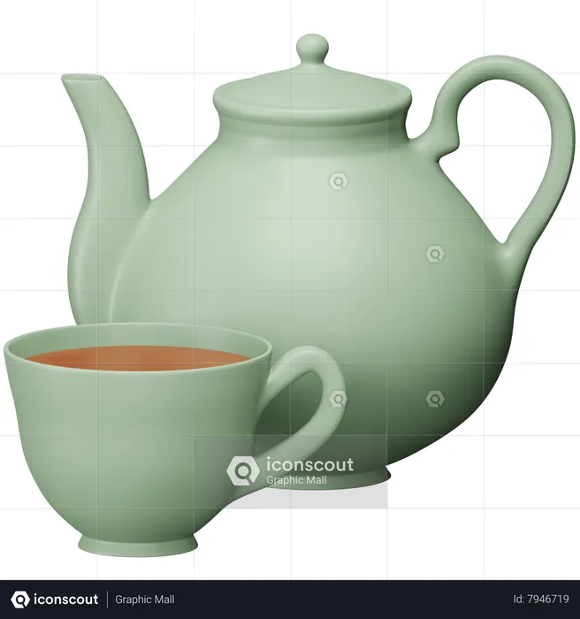 Hot Tea  3D Icon