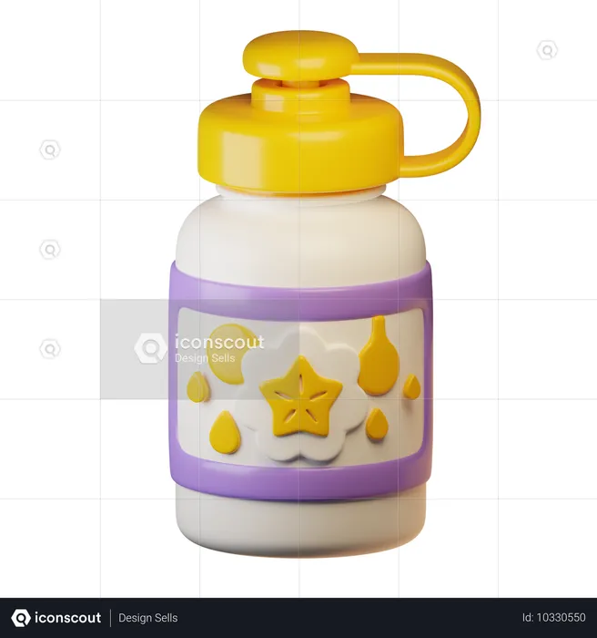 Hot water bottle  3D Icon