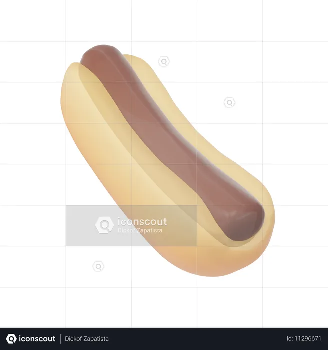 Hotdog  3D Icon