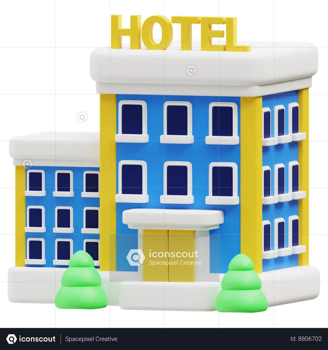 Hotel  3D Icon