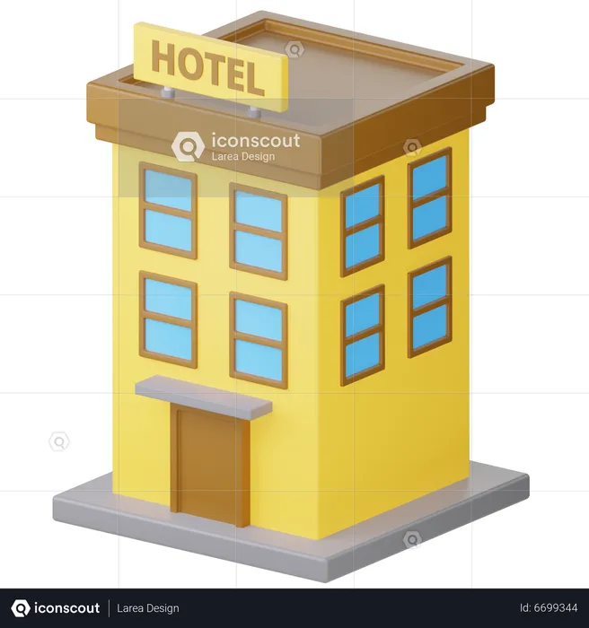 Hotel  3D Icon