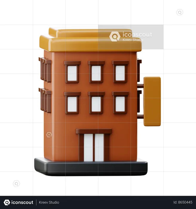 Hotel  3D Icon