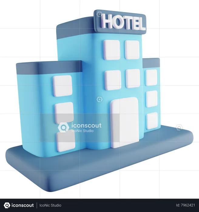 Hotel  3D Icon