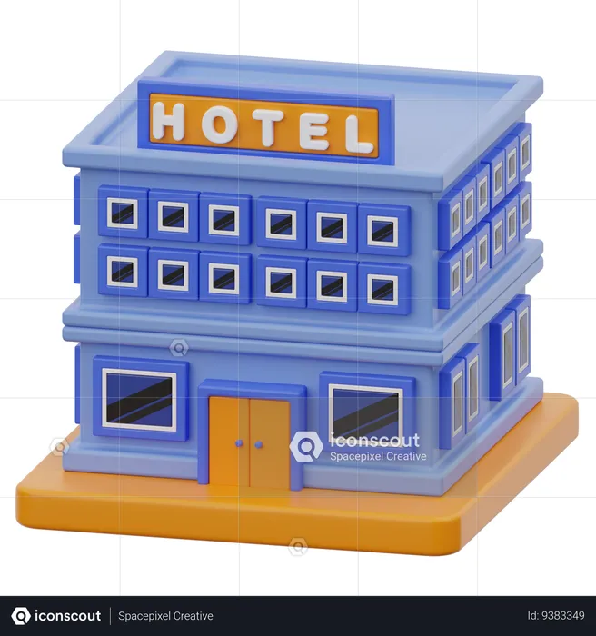 Hotel  3D Icon