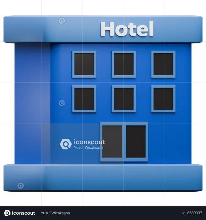 Hotel  3D Icon