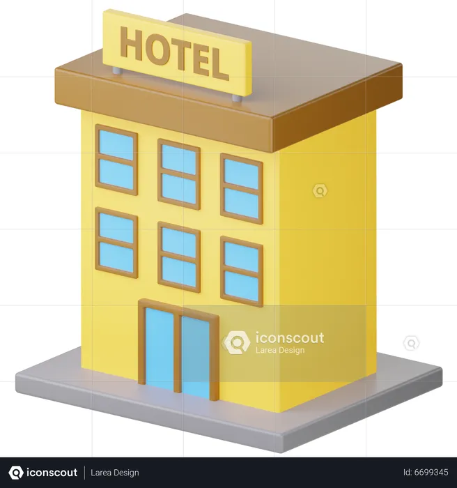 Hotel  3D Icon