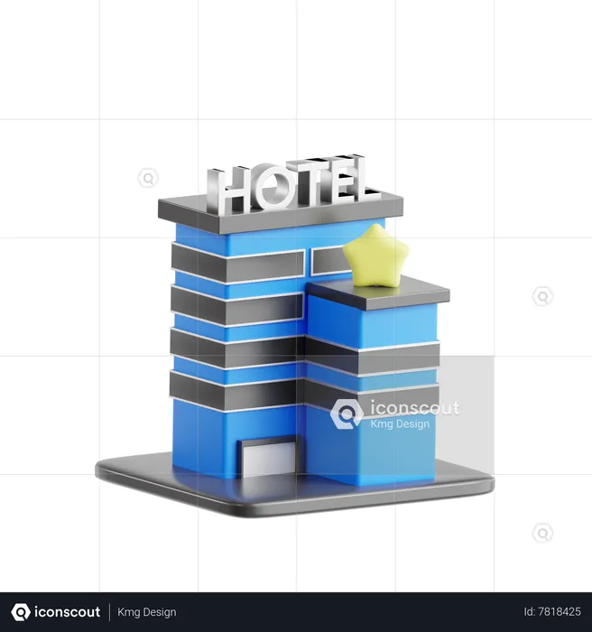 Hotel  3D Icon