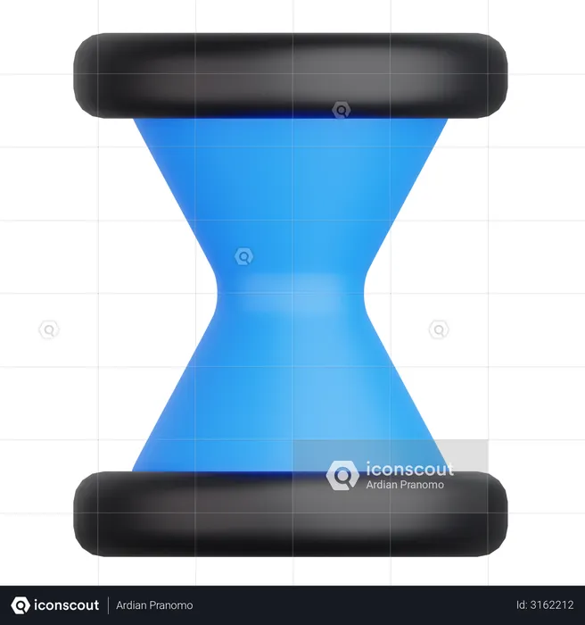 Hourglass  3D Icon