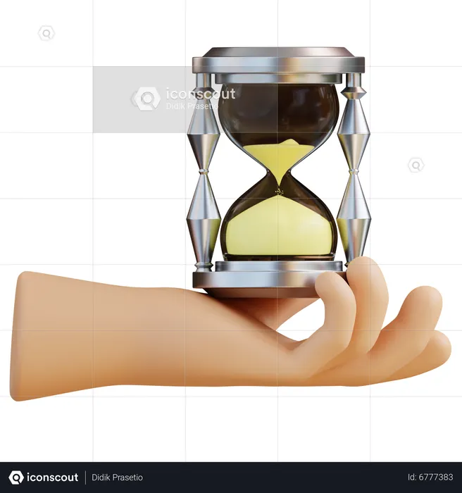 Hourglass  3D Icon