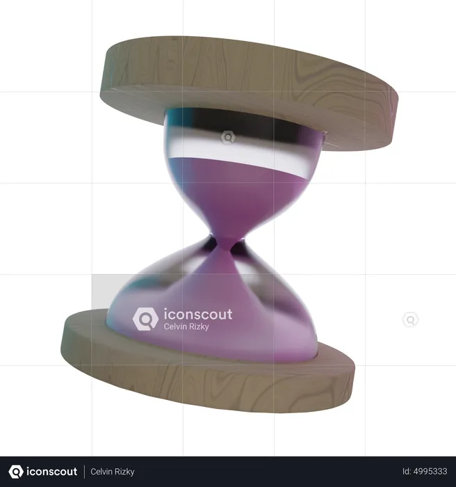 Hourglass  3D Icon