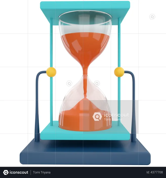 Hourglass  3D Icon