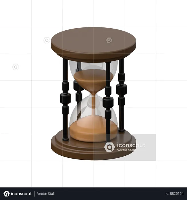 Hourglass  3D Icon