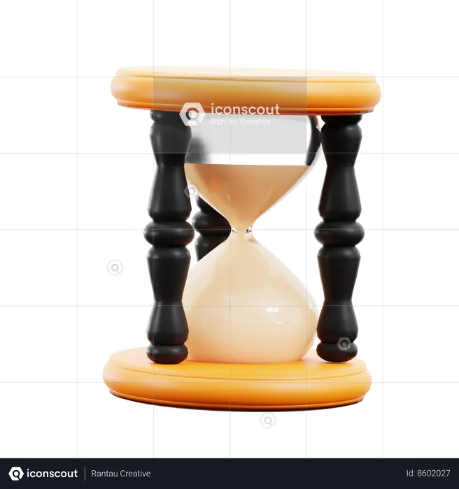 Hourglass  3D Icon