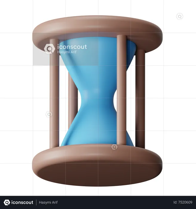 Hourglass  3D Icon