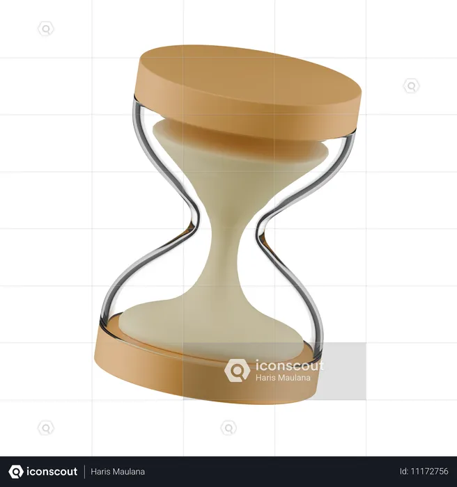 Hourglass  3D Icon