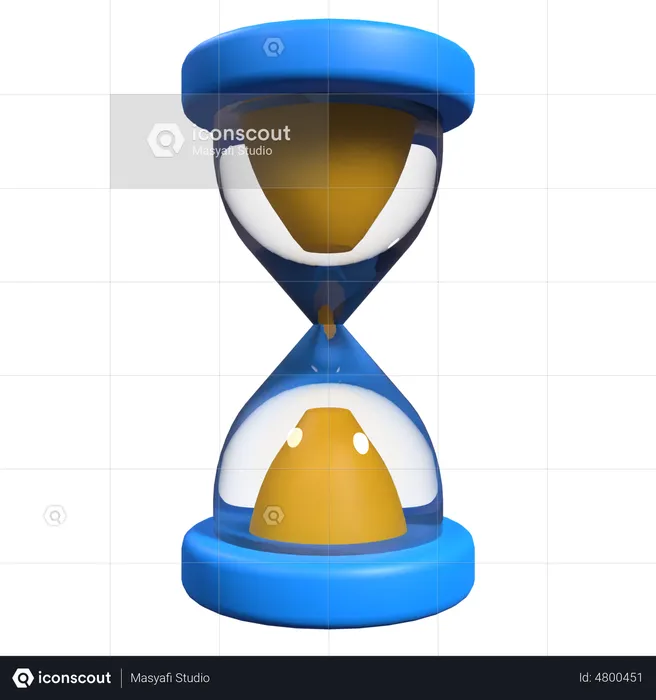 Hourglass  3D Illustration