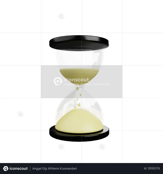 Hourglass  3D Illustration
