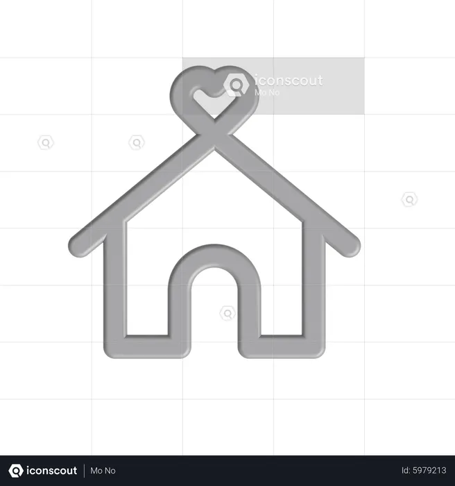 House  3D Icon