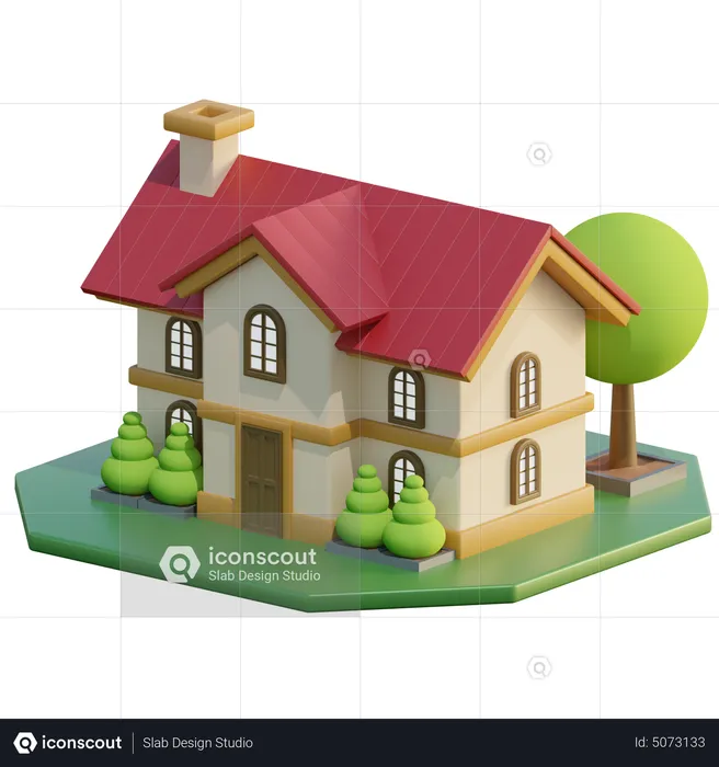 House  3D Icon