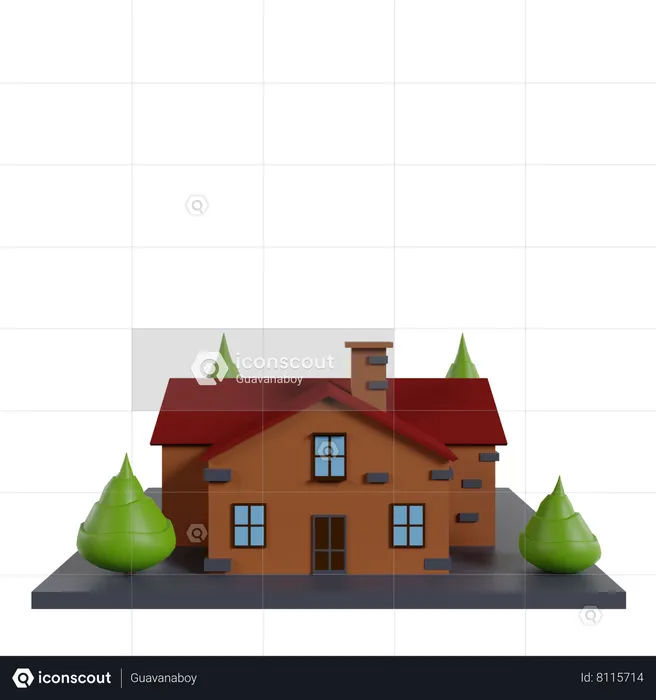 House  3D Icon