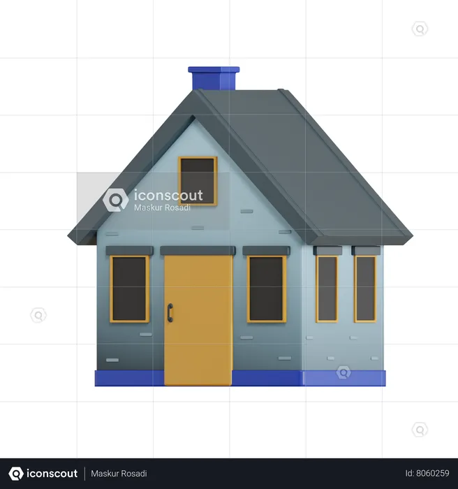 House  3D Icon