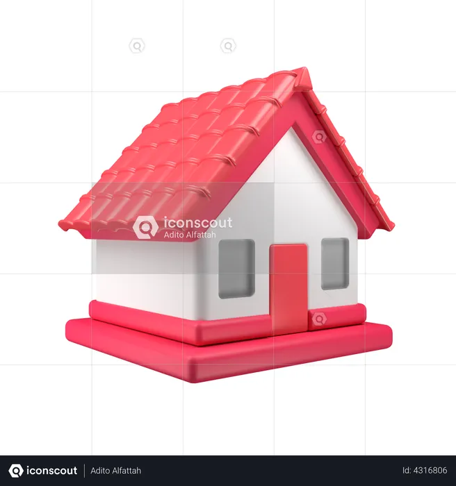 House  3D Illustration