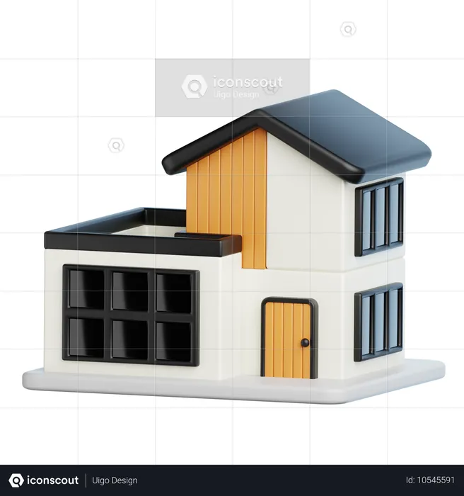 House Building  3D Icon