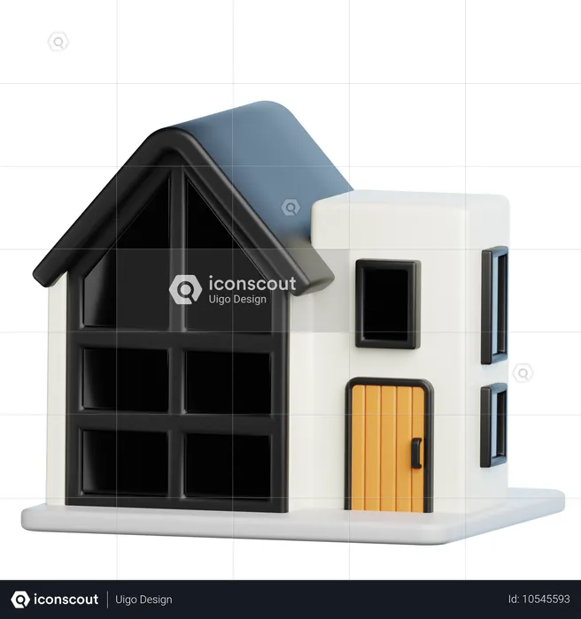 House Building  3D Icon