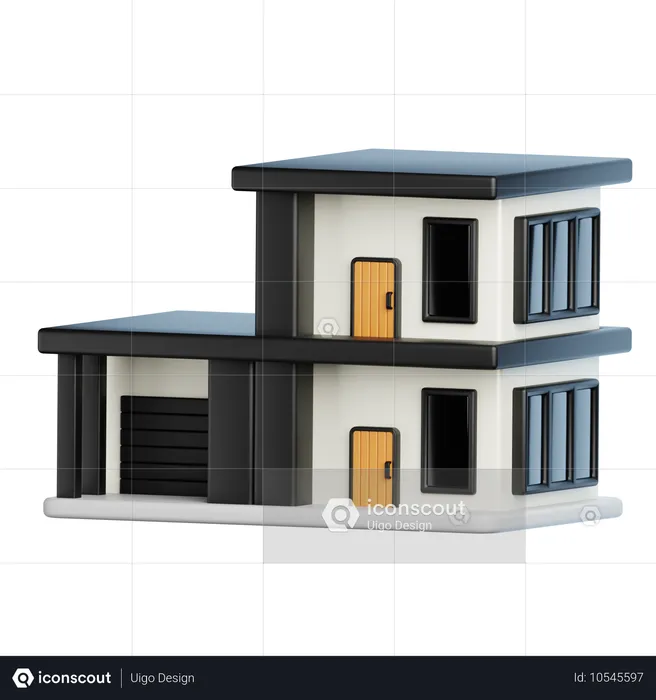 House Building  3D Icon