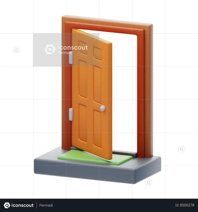 House Door  3D Icon