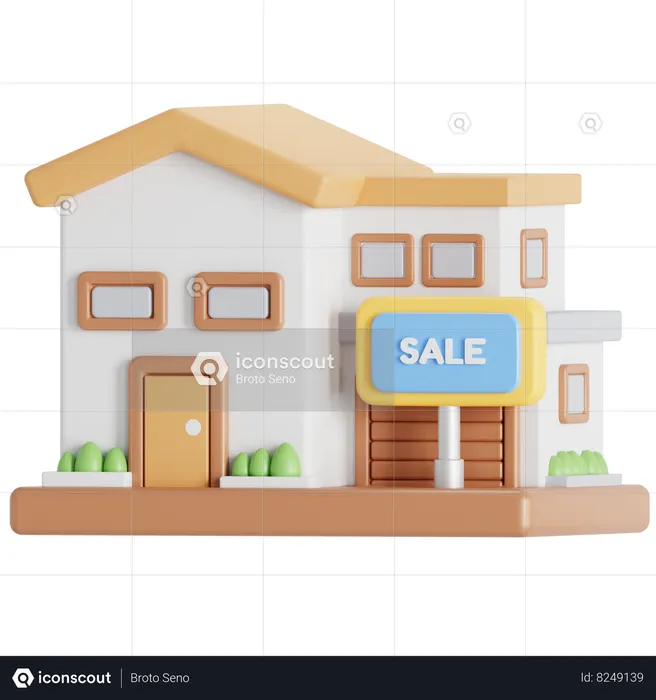 House for sale  3D Icon