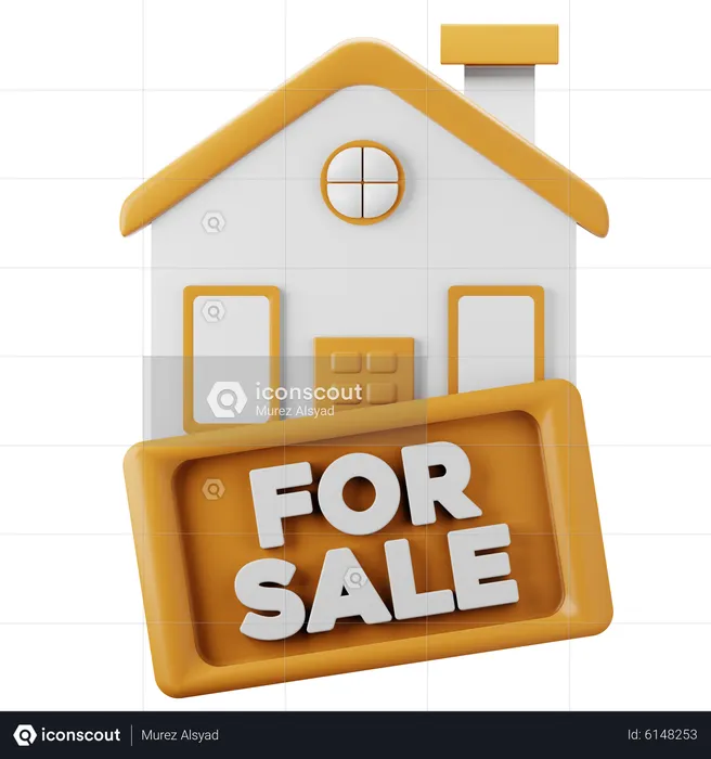 House For Sale  3D Icon