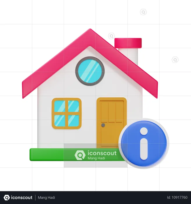 House Information  3D Icon