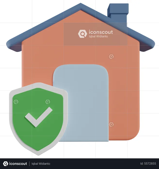 House insurance  3D Icon