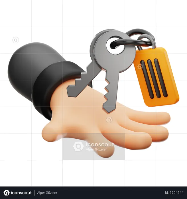 House Key  3D Icon