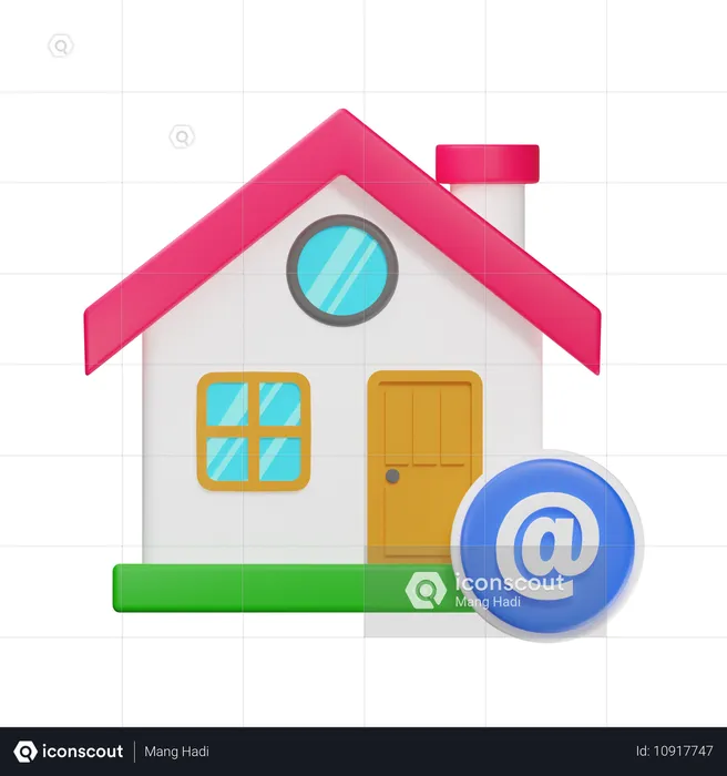 House Mail  3D Icon