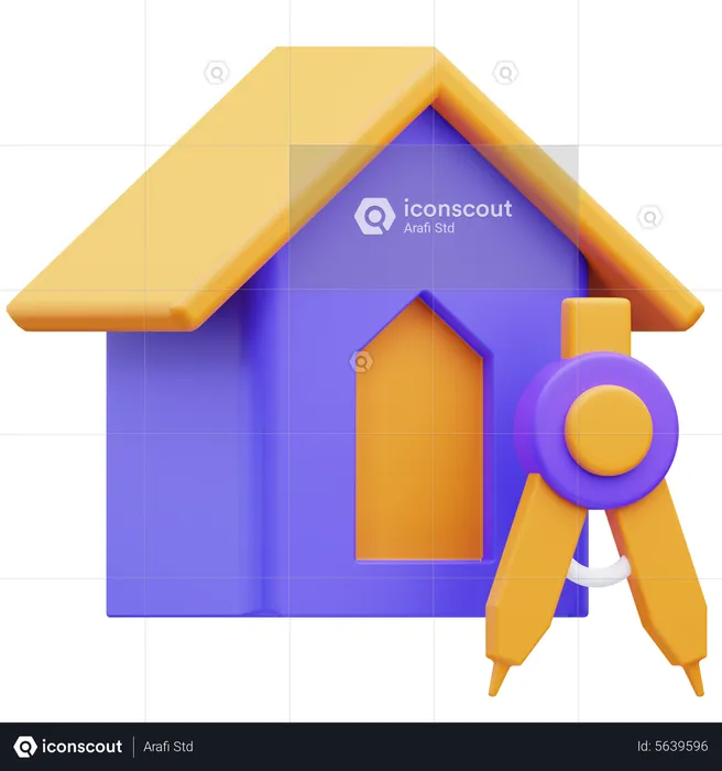 House Plan  3D Icon