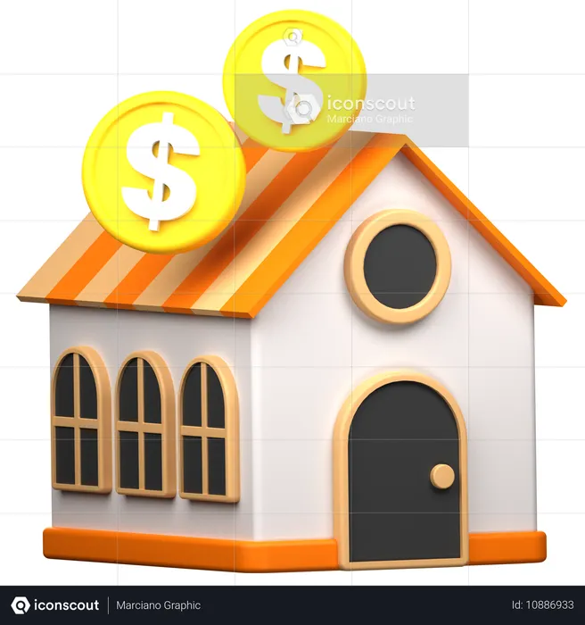 House Price  3D Icon