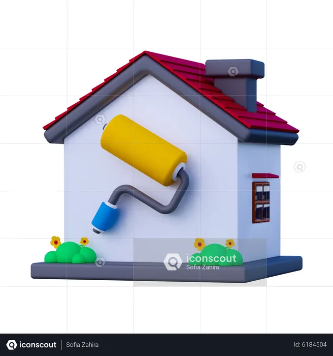 House Renovation  3D Icon